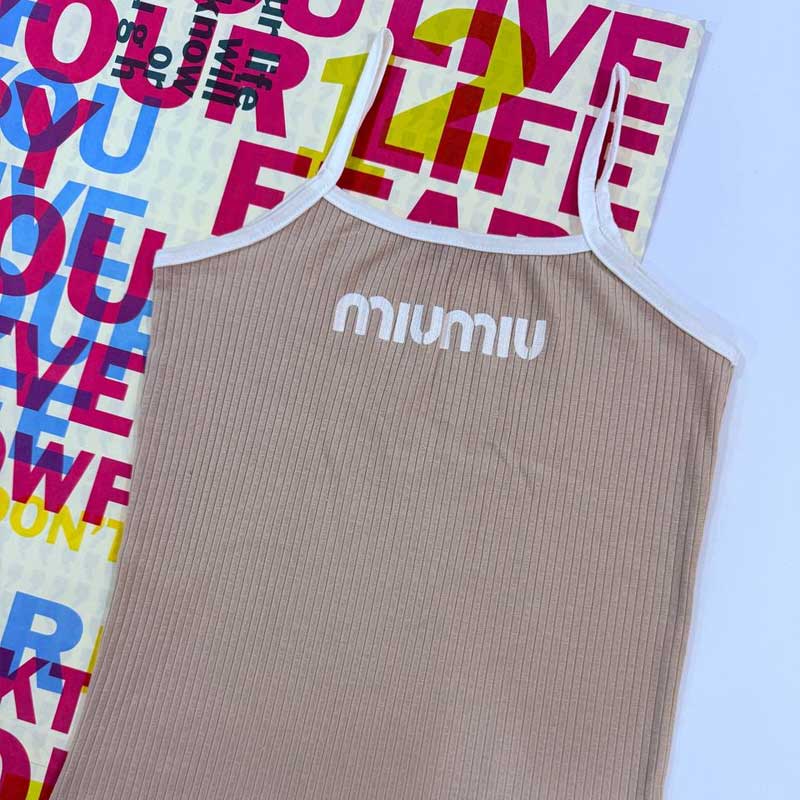 تاپ ۲ بندی miu miu ( پک 4 عددی)