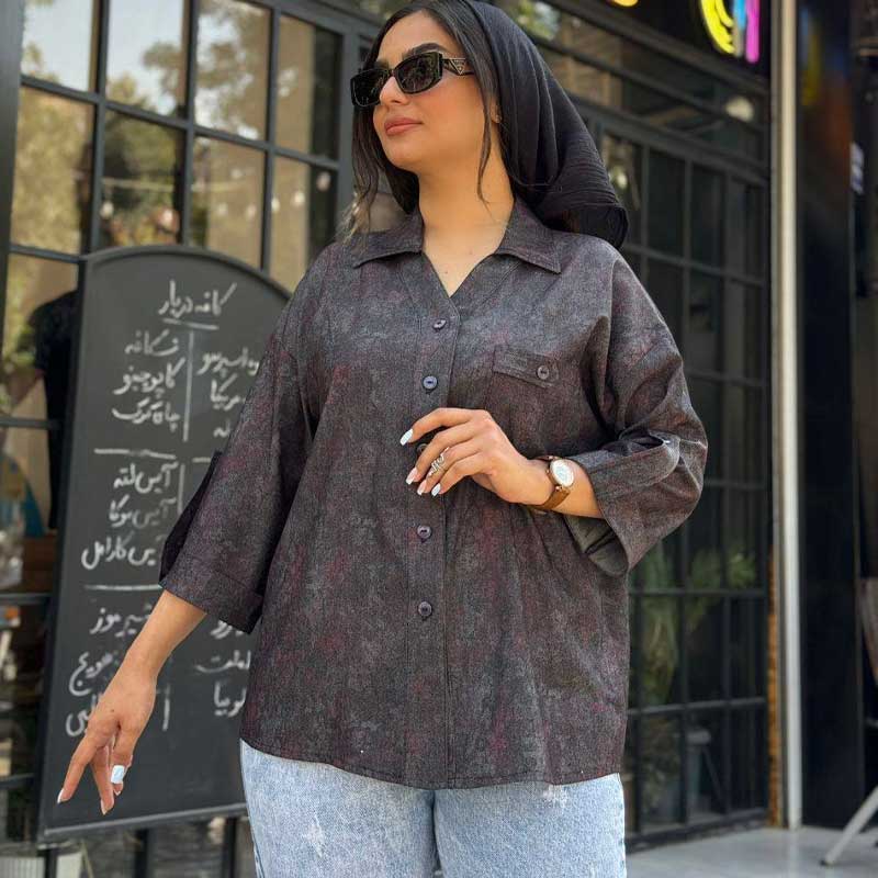 مانتو تک جیب آستین پاگون (پک 5 عددی)