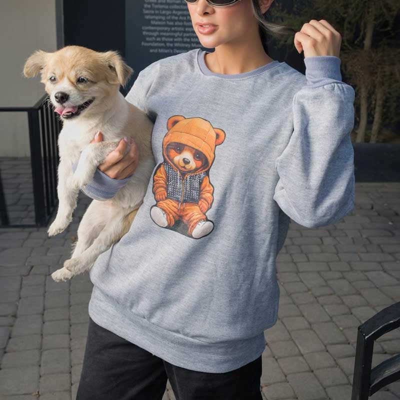 بلوز آستین بلند استیکری برجسته ( پک 3 عددی)