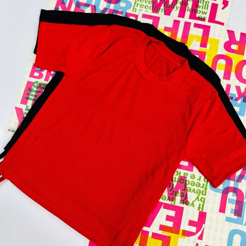 کراپ استین کوتاه بغل گت (پک 6 عددی)