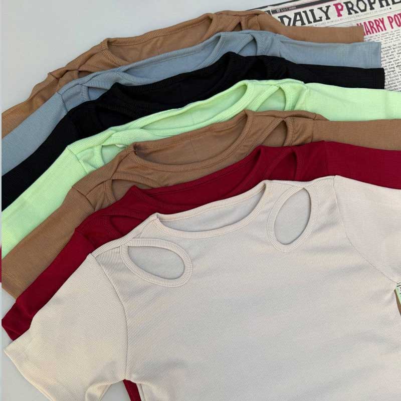 کراپ سرشانه اشکی (پک 6 عددی)