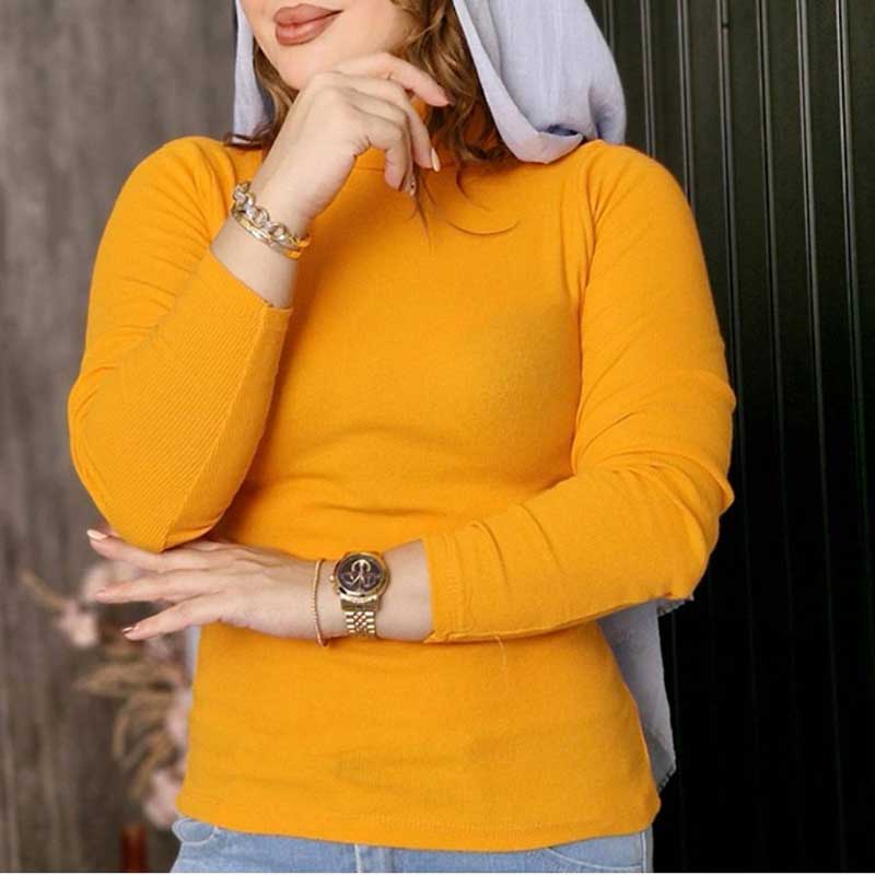 بلوز یقه اسکی بیسیک ( پک 6 عددی)