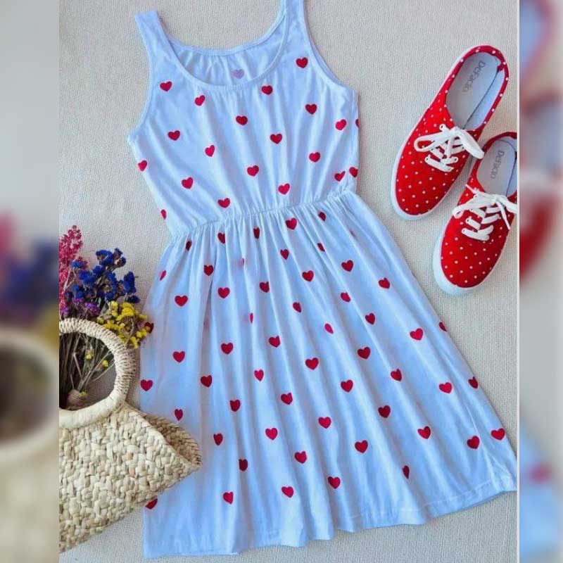 سارافون عروسکی چاپ قلب (پک 5 عددی)