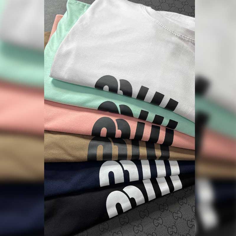 تیشرت لانگ لش miumiu (پک 6 عددی)