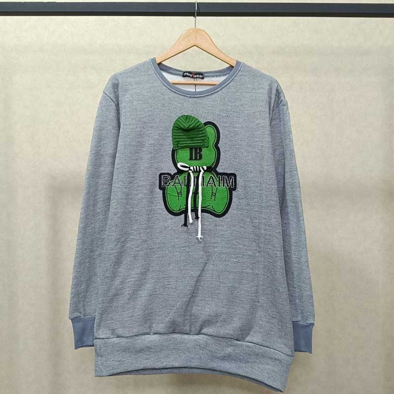 بلوز آستین بلند استیکری برجسته ( پک 3 عددی)