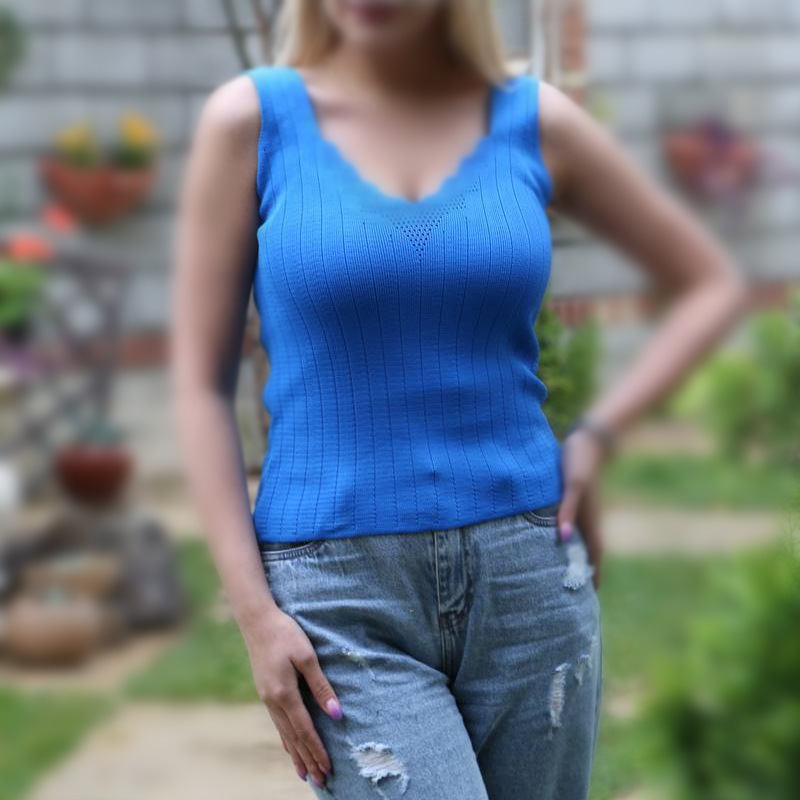 تاپ بافت یقه دلبر (پک 7 عددی)