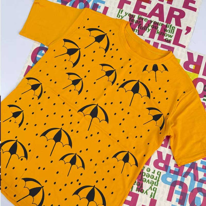تیشرت چاپ چتر (پک 6 عددی)