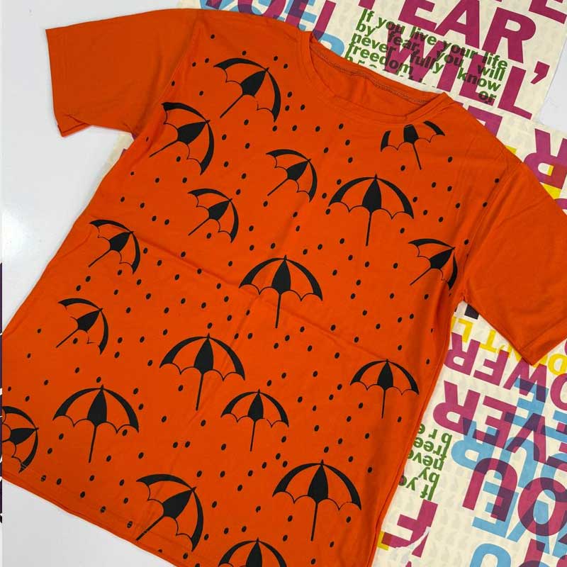 تیشرت چاپ چتر (پک 6 عددی)