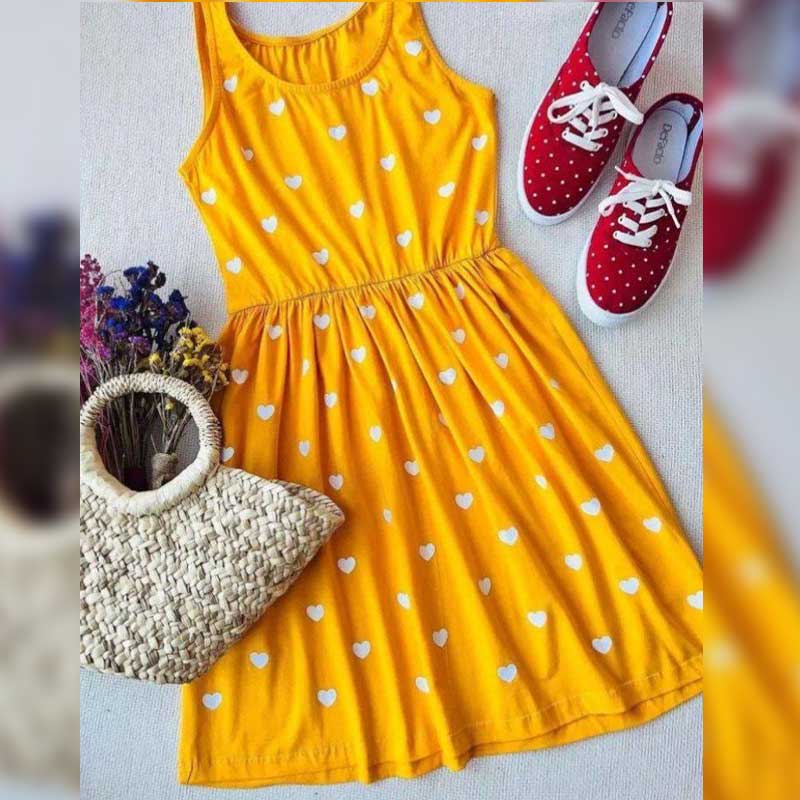 سارافون عروسکی چاپ قلب (پک 5 عددی)