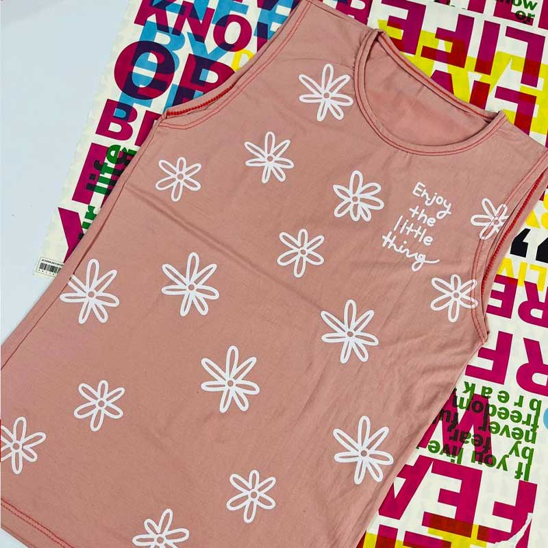 تاپ بلند چاپ بابونه (پک 6 عددی)