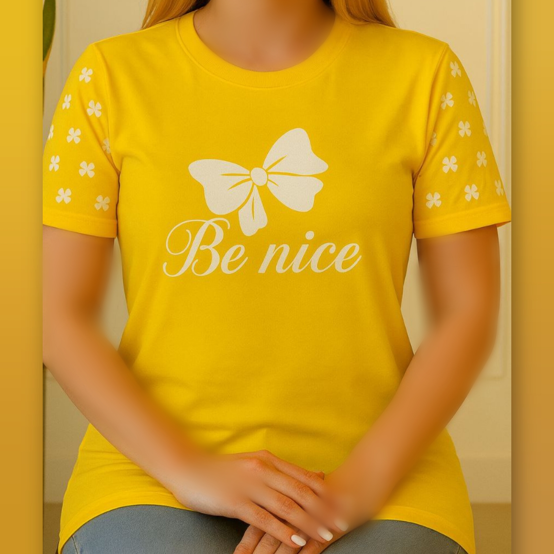 تیشرت نیم آستین(چاپ پاپیون ) (پک 5 عددی)