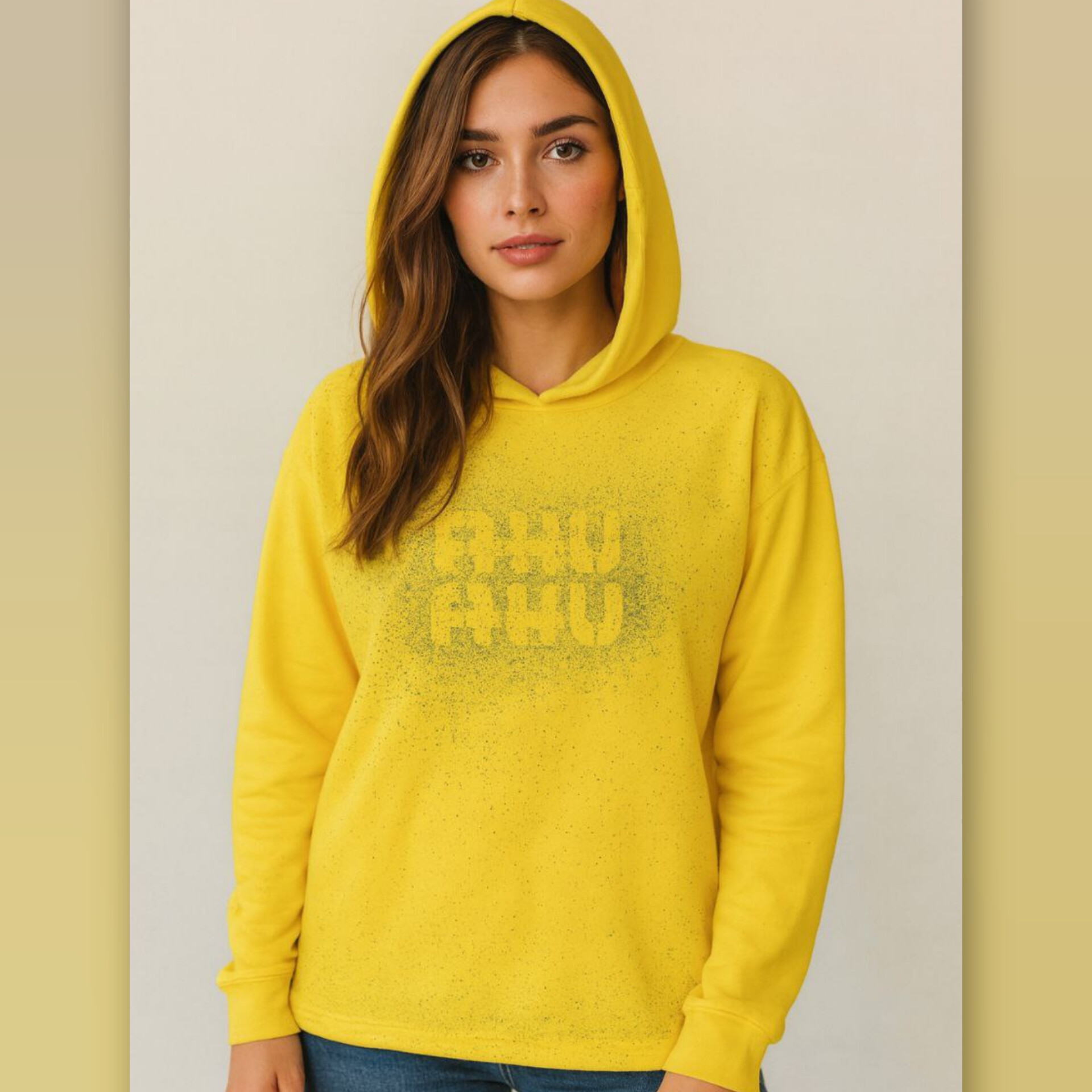 هودی باکسی کلاه دار چاپmiu پیستولری عمده (پک 8 عددی)