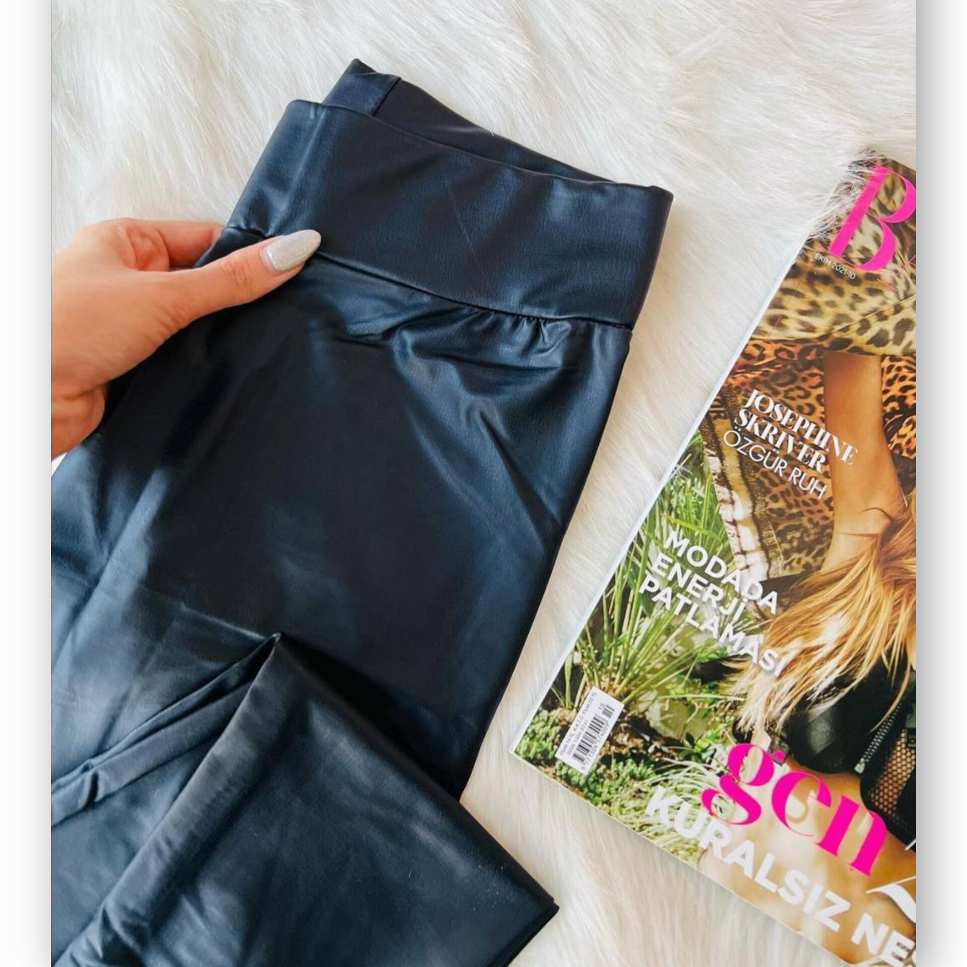 لگ شاین براق چرم عمده (پک 6 عددی)