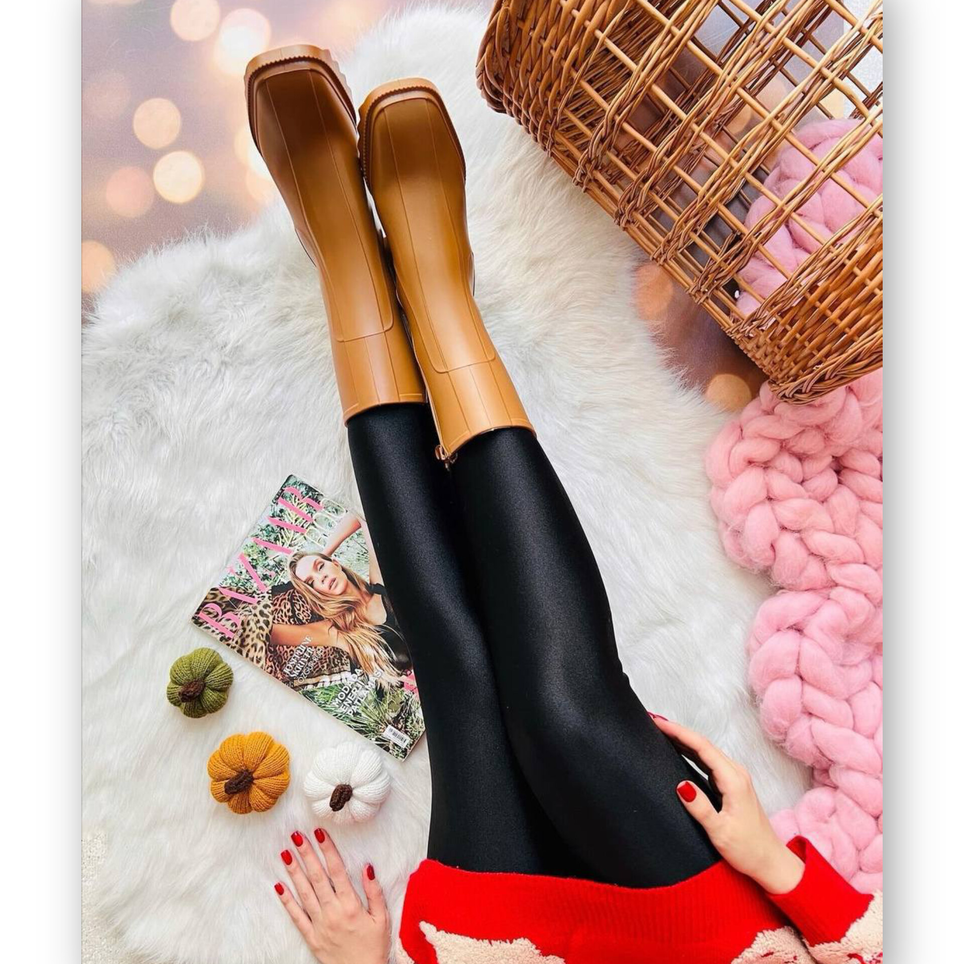 لگ شاین براق چرم عمده (پک 6 عددی)