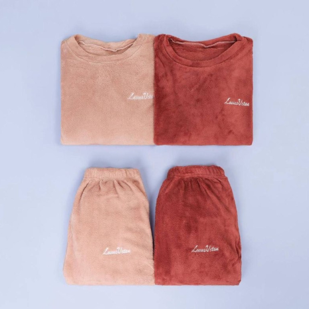 ست بلوز و شلوار تدی عمده (پک 6 عددی)