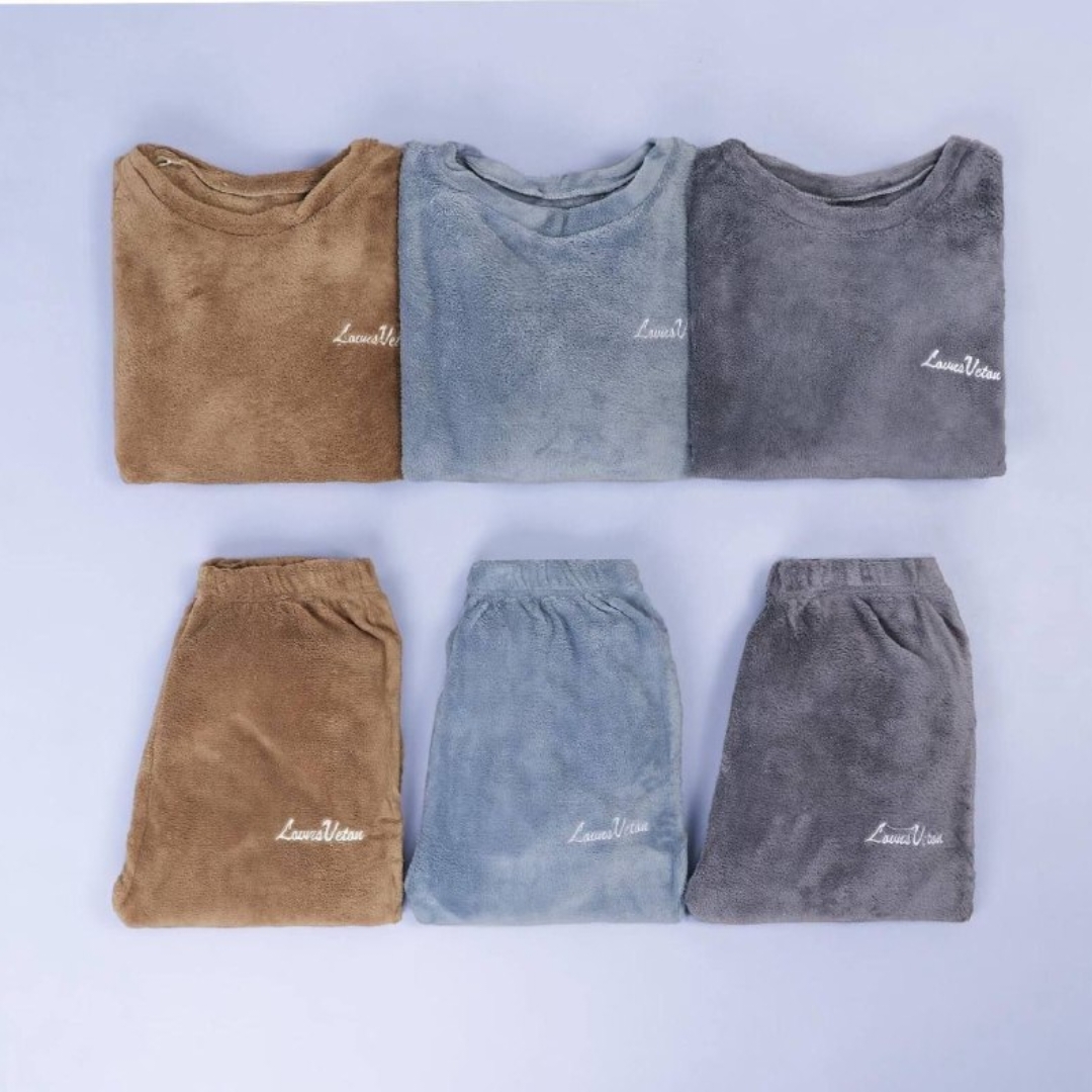 ست بلوز و شلوار تدی عمده (پک 6 عددی)