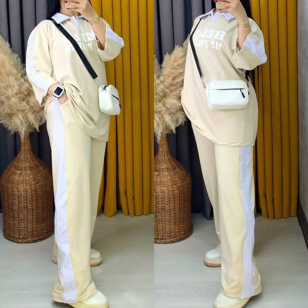 تیشرت شلوار یقه مردانه عمده (پک 6 عددی)