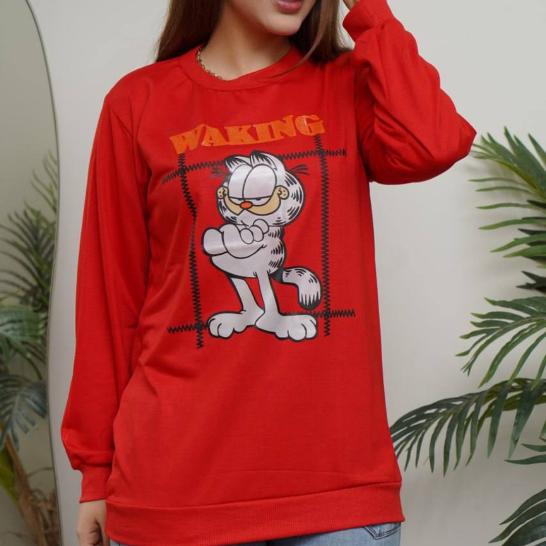 بلوز آستین بلند یقه گرد عمده (پک 6 عددی)