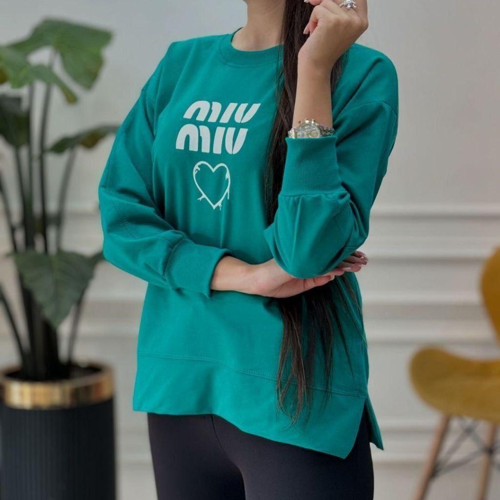 بلوز آستین بلند میو میو عمده (پک 6 عددی)