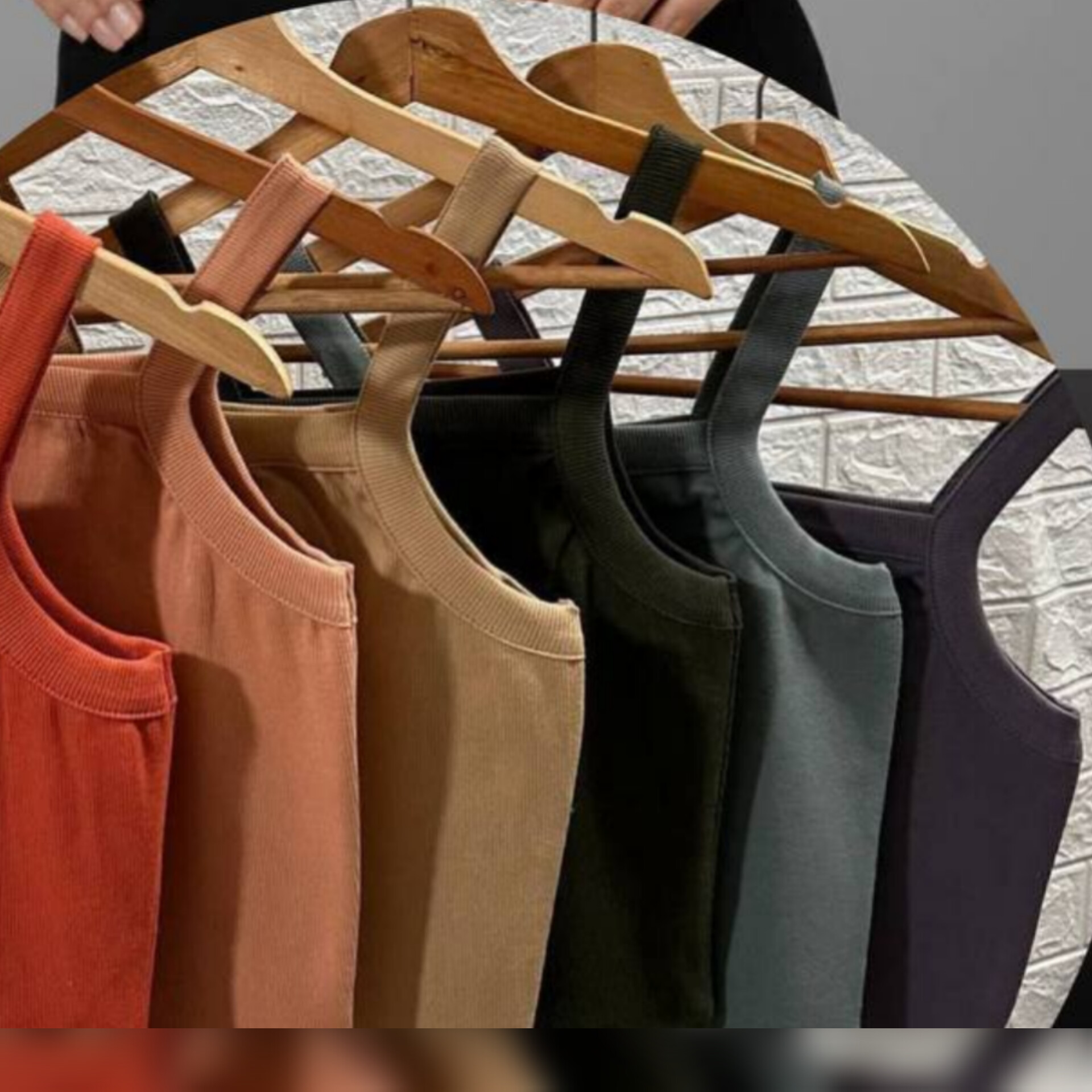 کراپ دو بند نواری پهن عمده (پک 6 عددی)