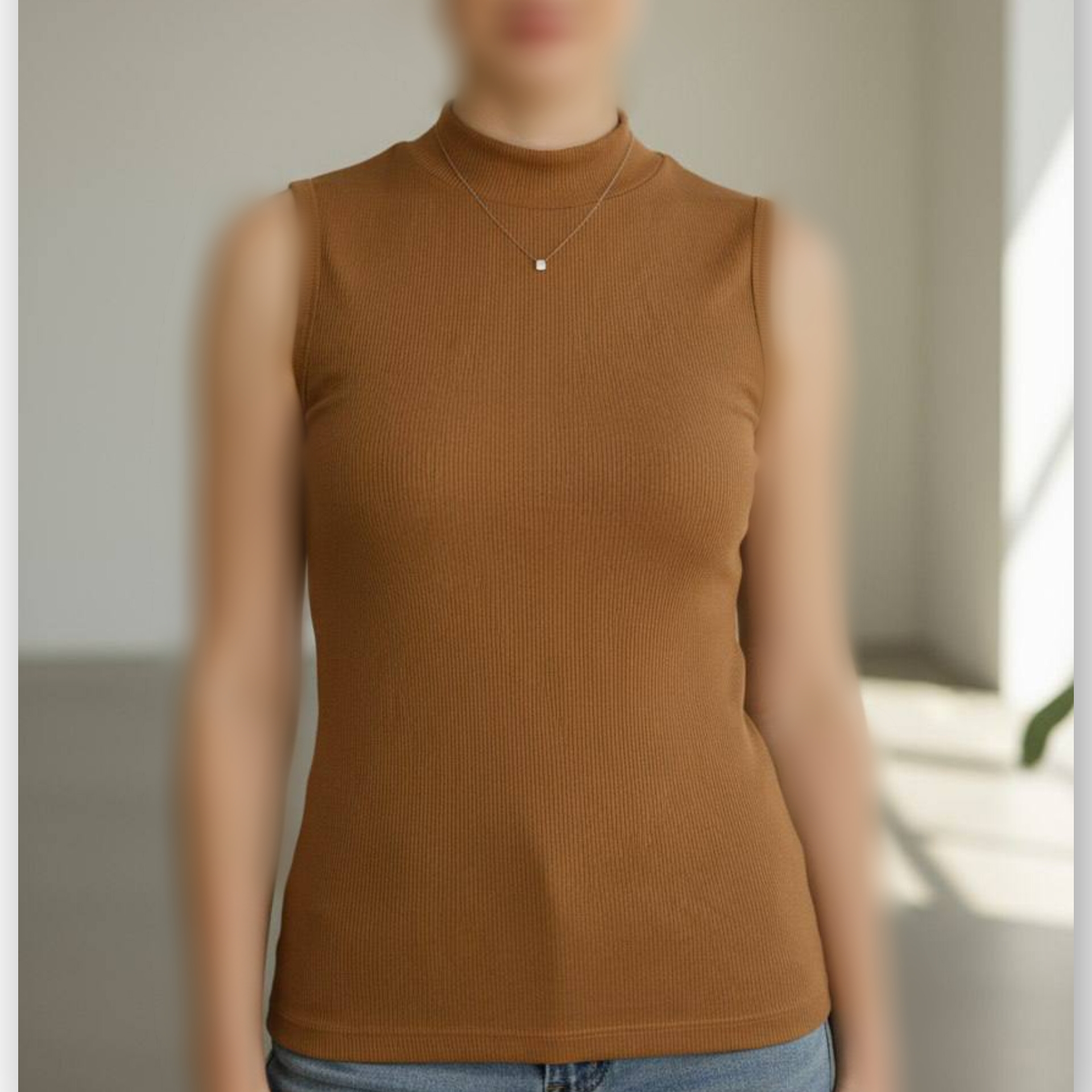 تاپ یقه ۵ سانت قد بلند عمده (پک 6 عددی)