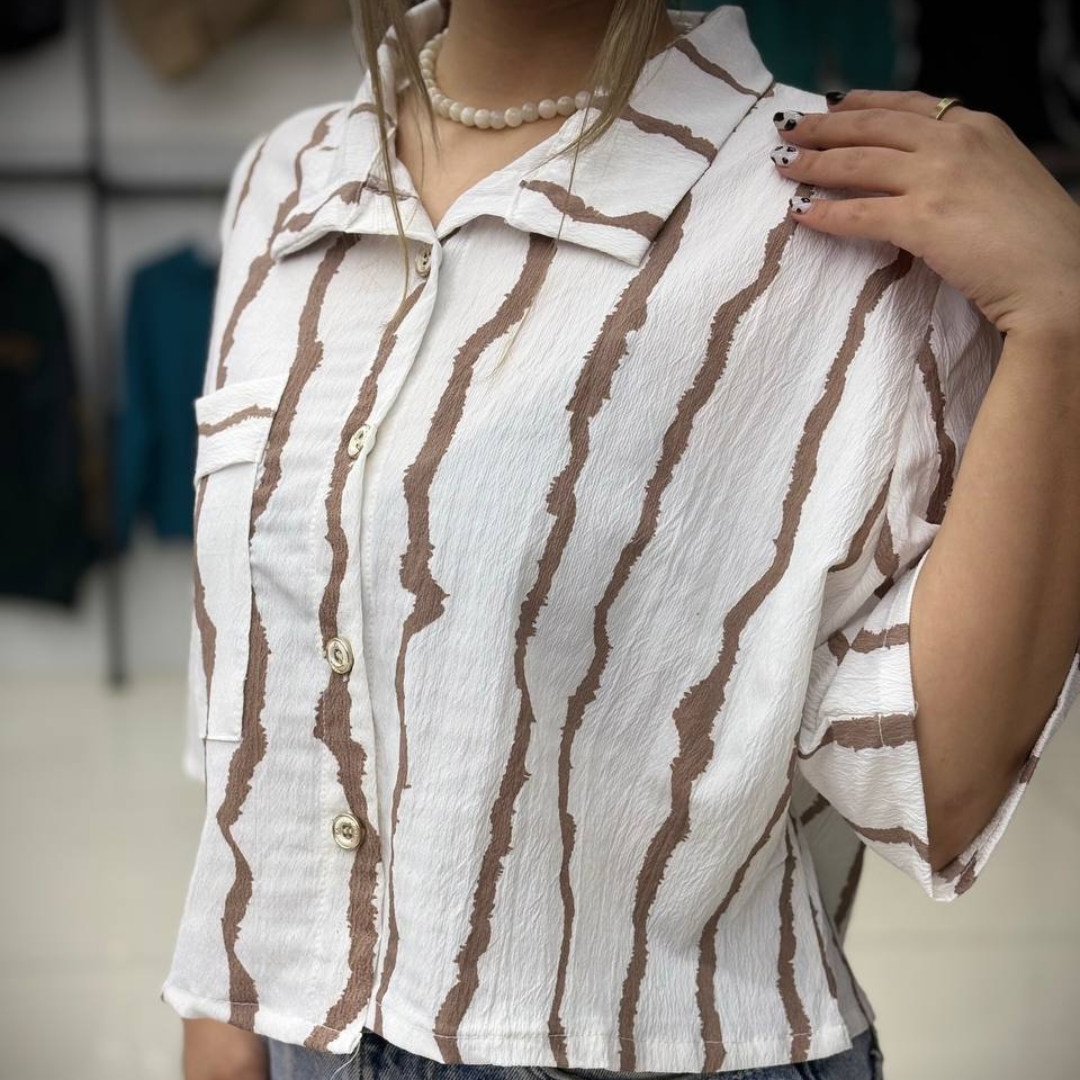 شومیز کراپ پری عمده (پک 5 عددی)