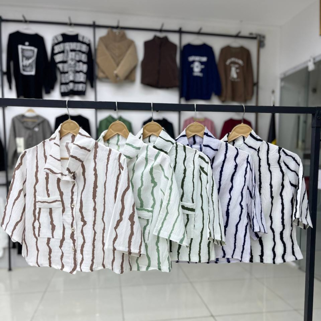 شومیز کراپ پری عمده (پک 5 عددی)