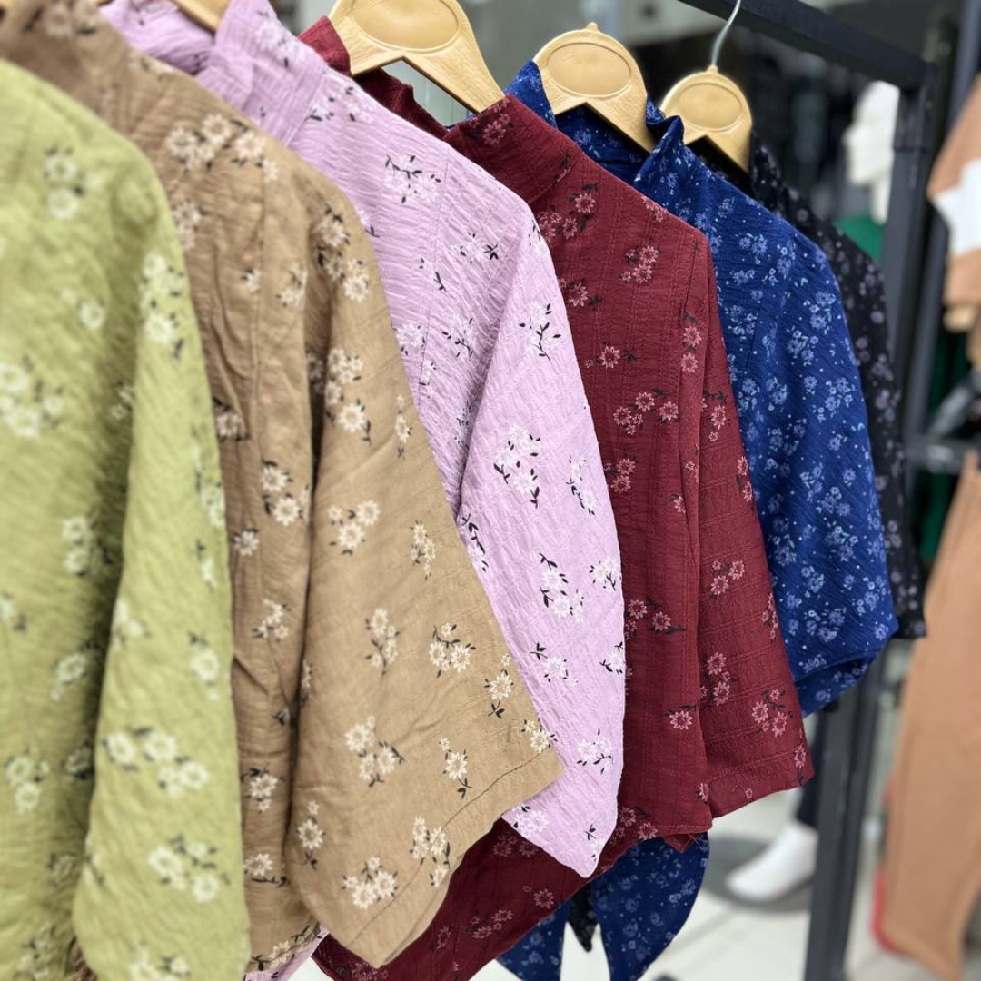 شومیز کراپ گره ای عمده (پک 4 عددی)