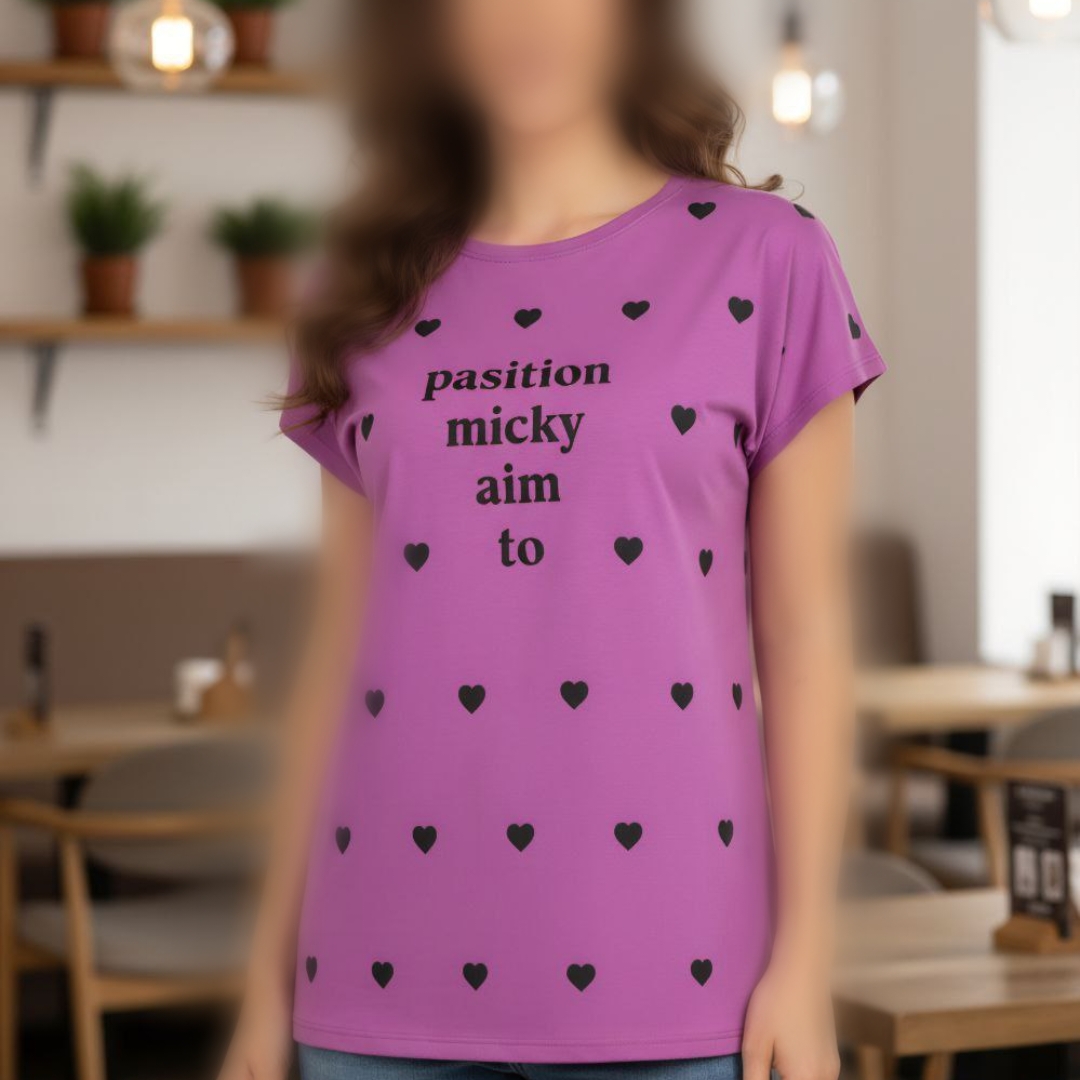 تاپ سرخود چاپ دار عمده (پک 6 عددی)