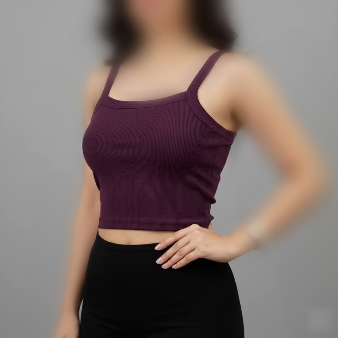 کراپ دو بند نواری پهن عمده (پک 6 عددی)