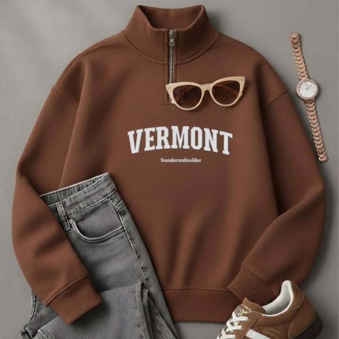 بلوز نیم زیپ یقه ۸ سانتی عمده (پک 6 عددی)