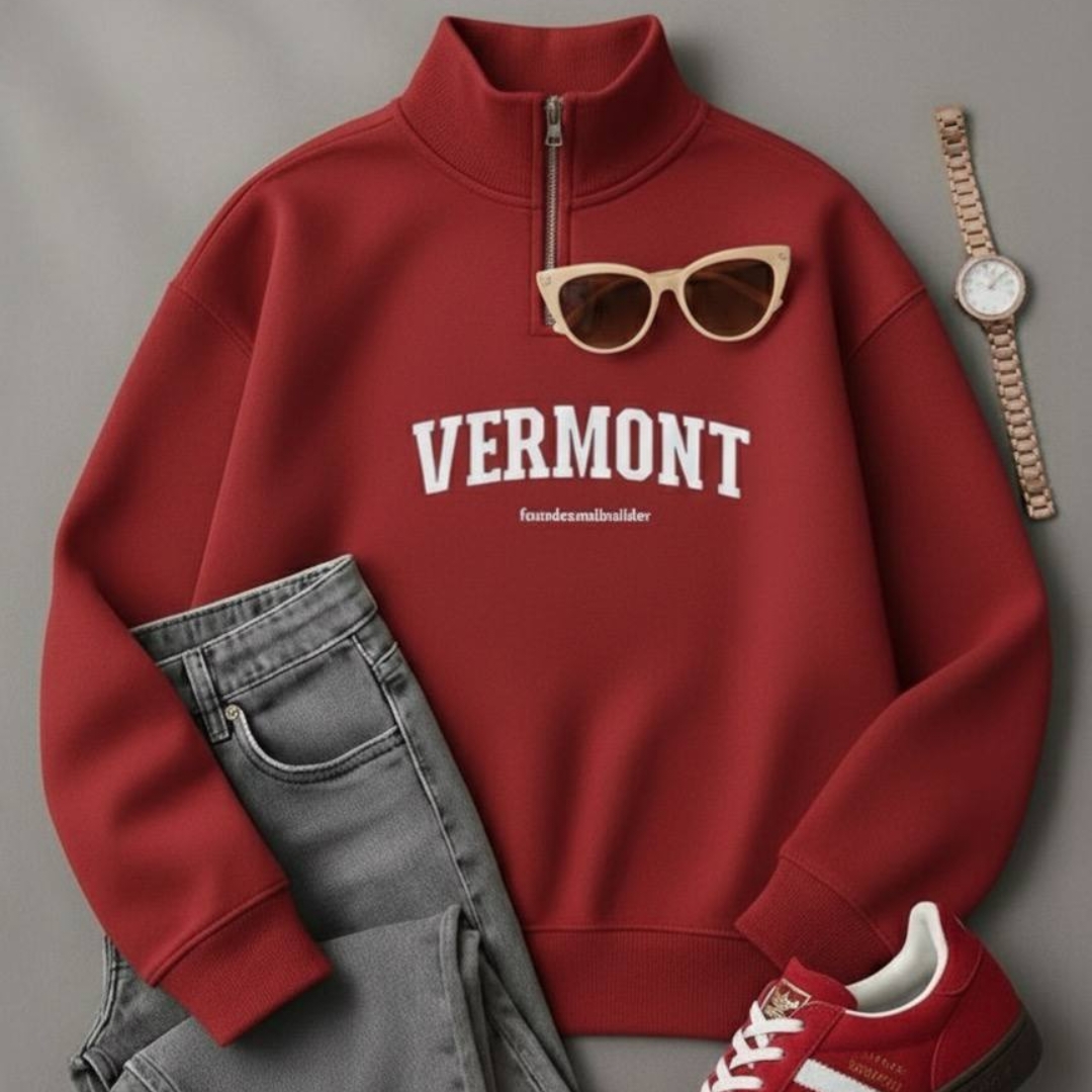 بلوز نیم زیپ یقه ۸ سانتی عمده (پک 6 عددی)