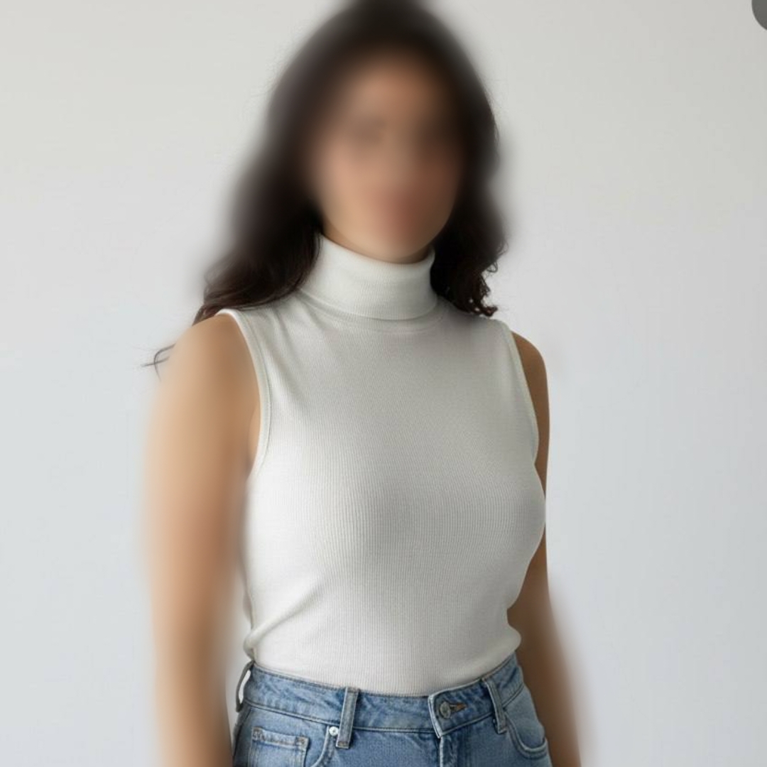 تاپ یقه اسکی بیسک نودعمده (پک 6 عددی)