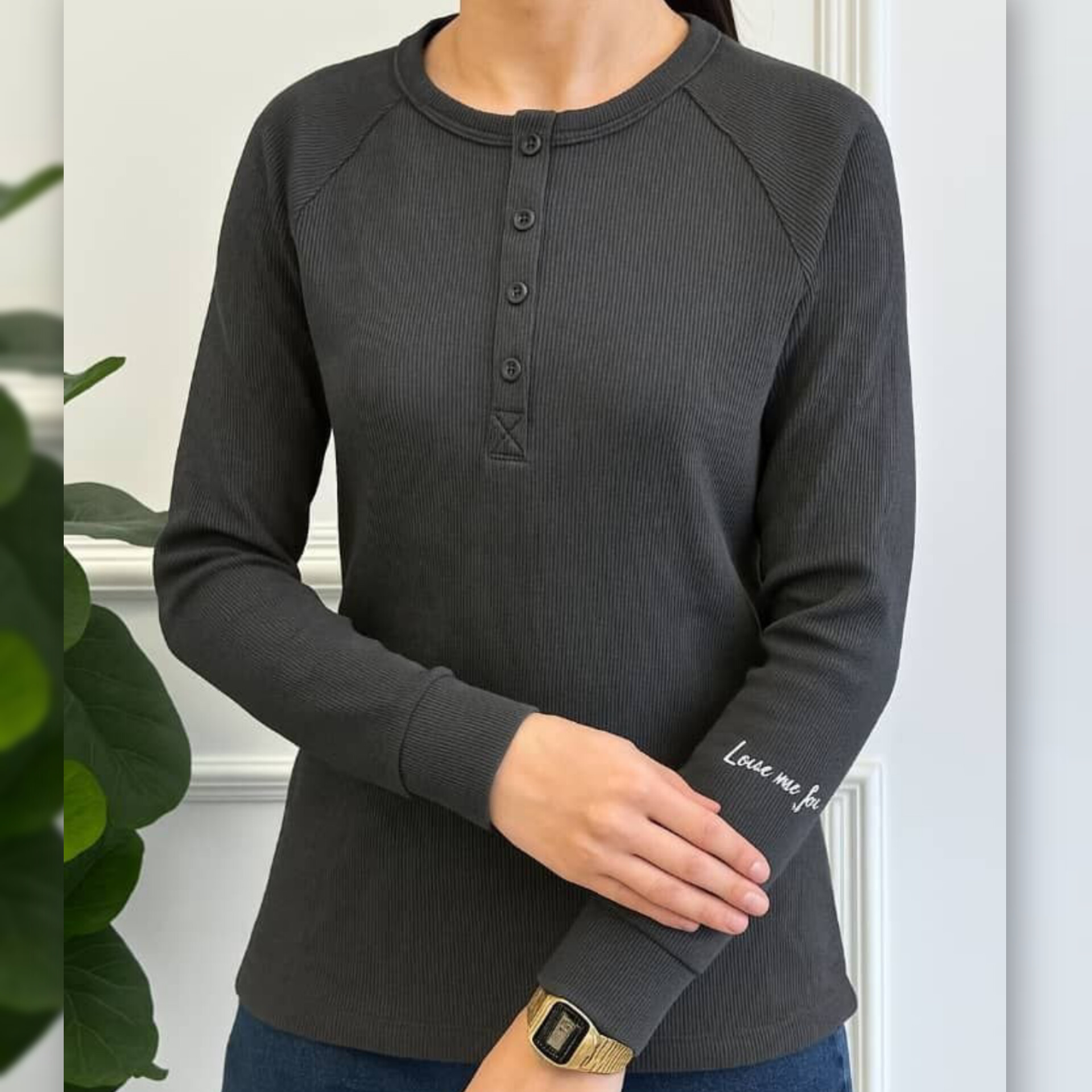 بلوزاستین بلند 4دکمه عمده (پک 4 عددی)