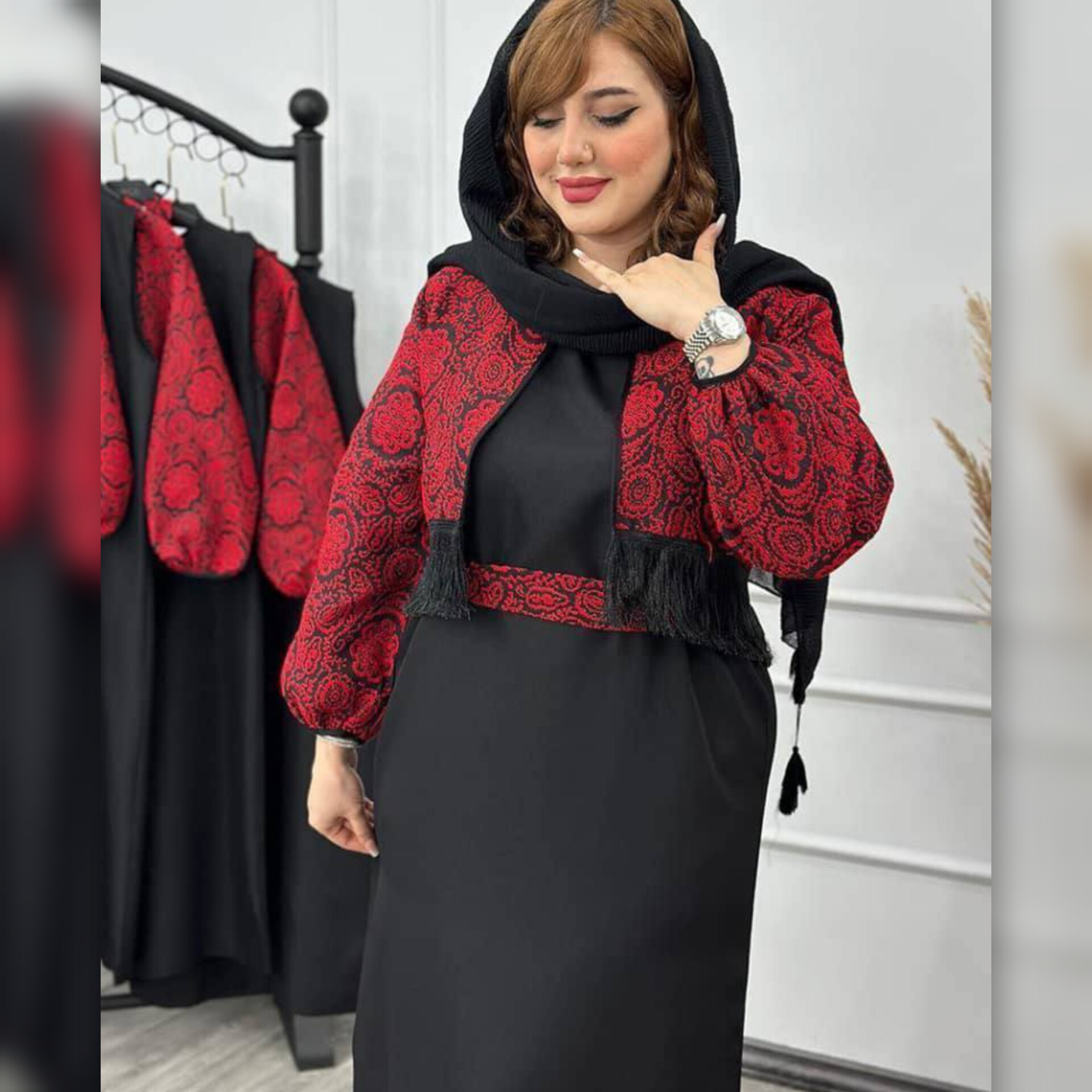 ️ست سه تکه آلیش کمربند دار عمده (پک 2 عددی)