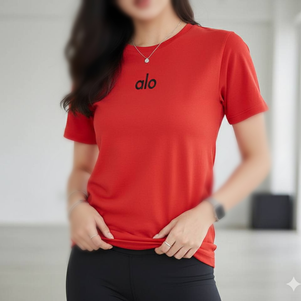 ️تیشرت باکسی چاپ alo عمده (پک 6 عددی)