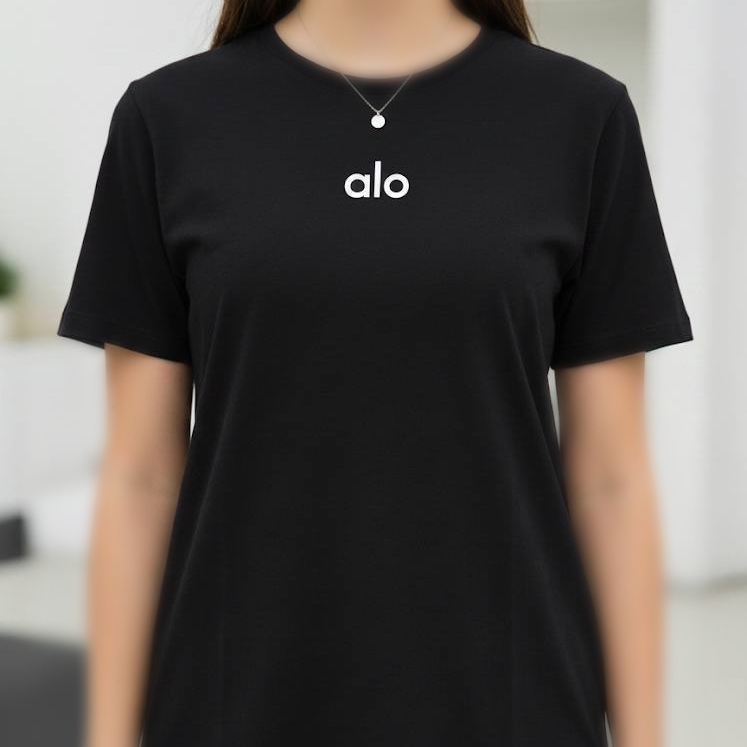 ️تیشرت باکسی چاپ alo عمده (پک 6 عددی)