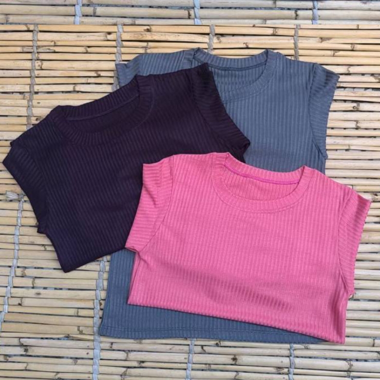 بلوز بیسیک یقه گرد عمده (پک 6 عددی)