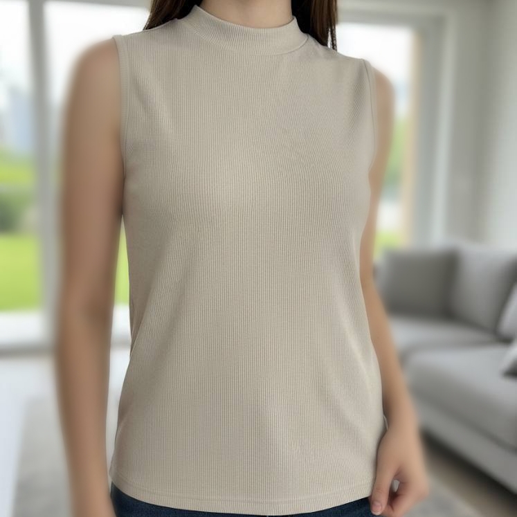 ️تاپ کتی یقه سه سانت عمده (پک 6 عددی)