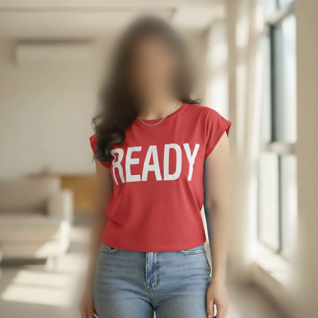 ️تیشرت استین سرخود چاپ Ready عمده (پک 6 عددی)
