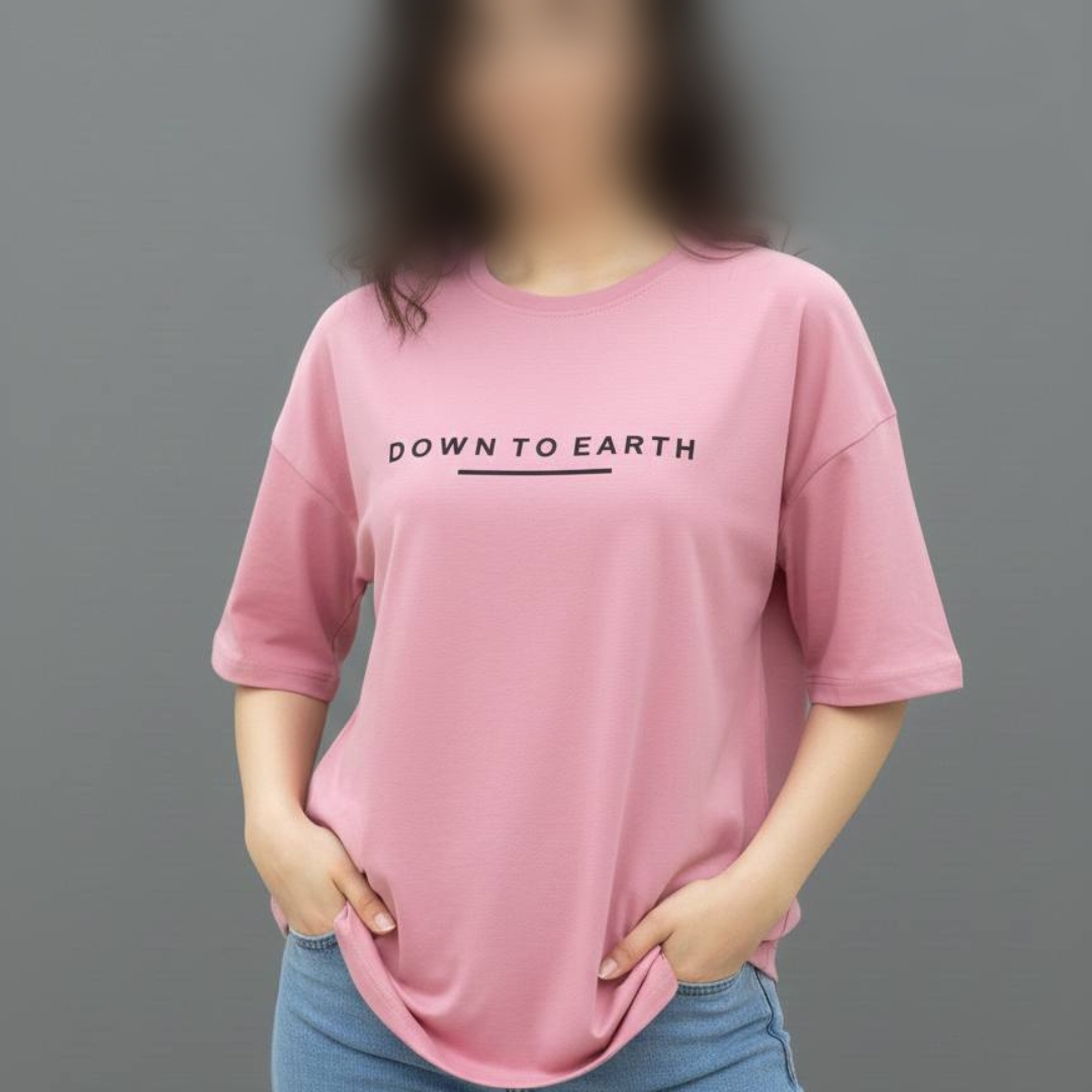 تیشرت باکسی ترک چاپ انگلیسی عمده (پک 8 عددی)