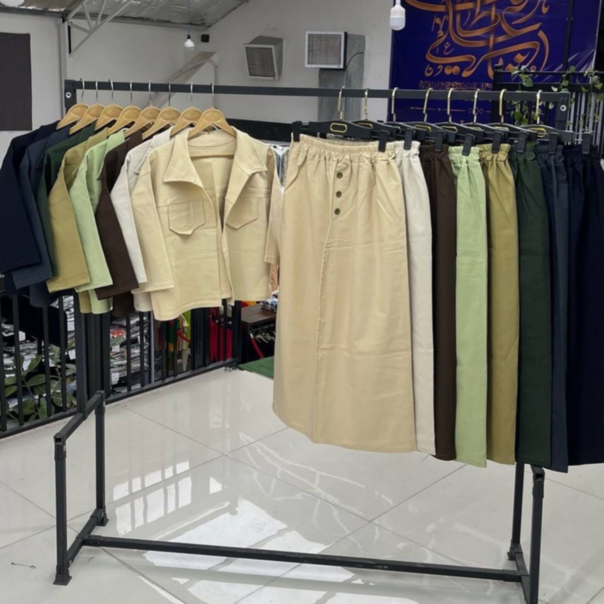 ست کت و دامن آرمیس عمده (پک 4 عددی)