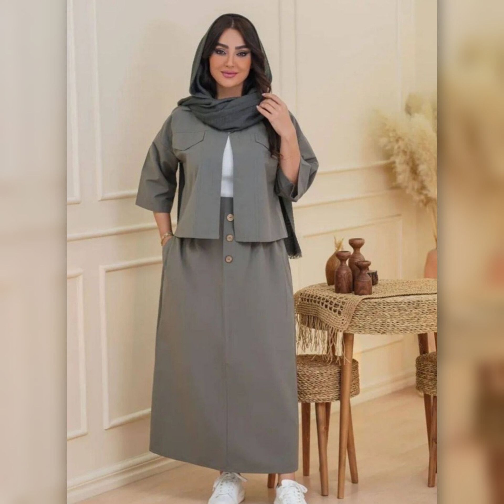 ست کت و دامن آرمیس عمده (پک 4 عددی)