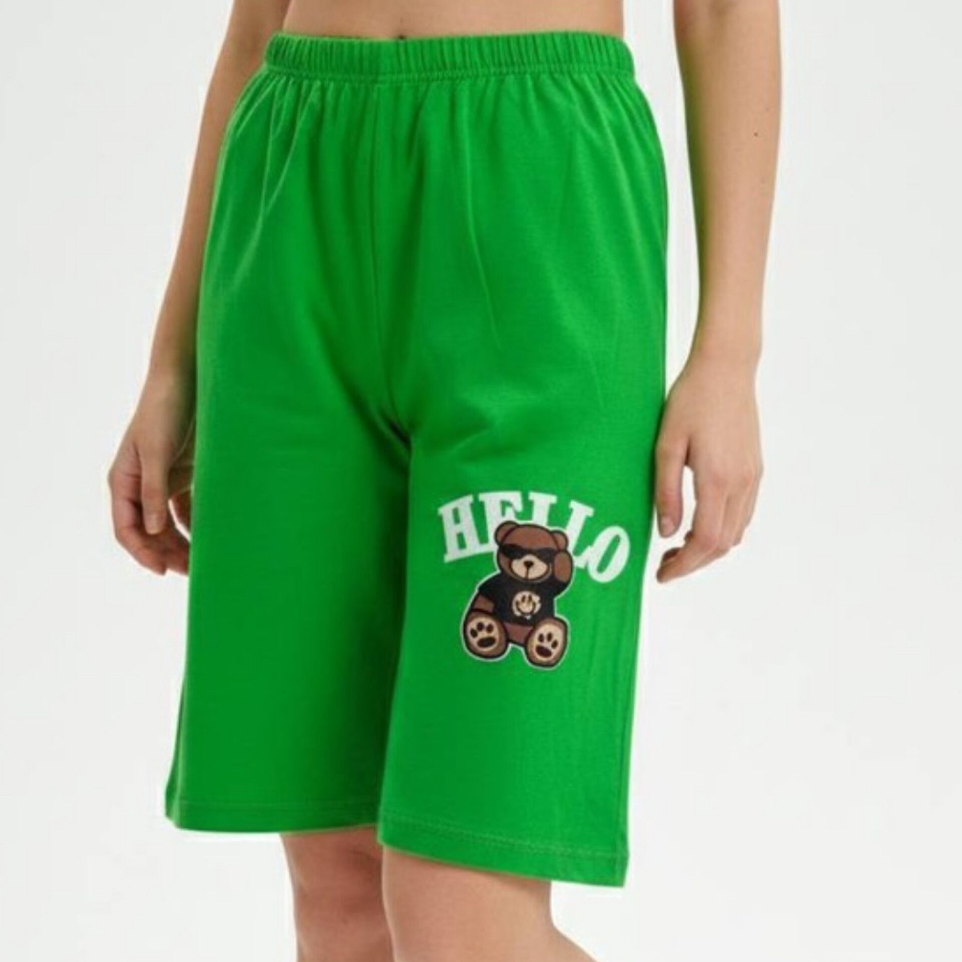 شلوارک کمر کش چاپ خرس عمده (پک 6 عددی)