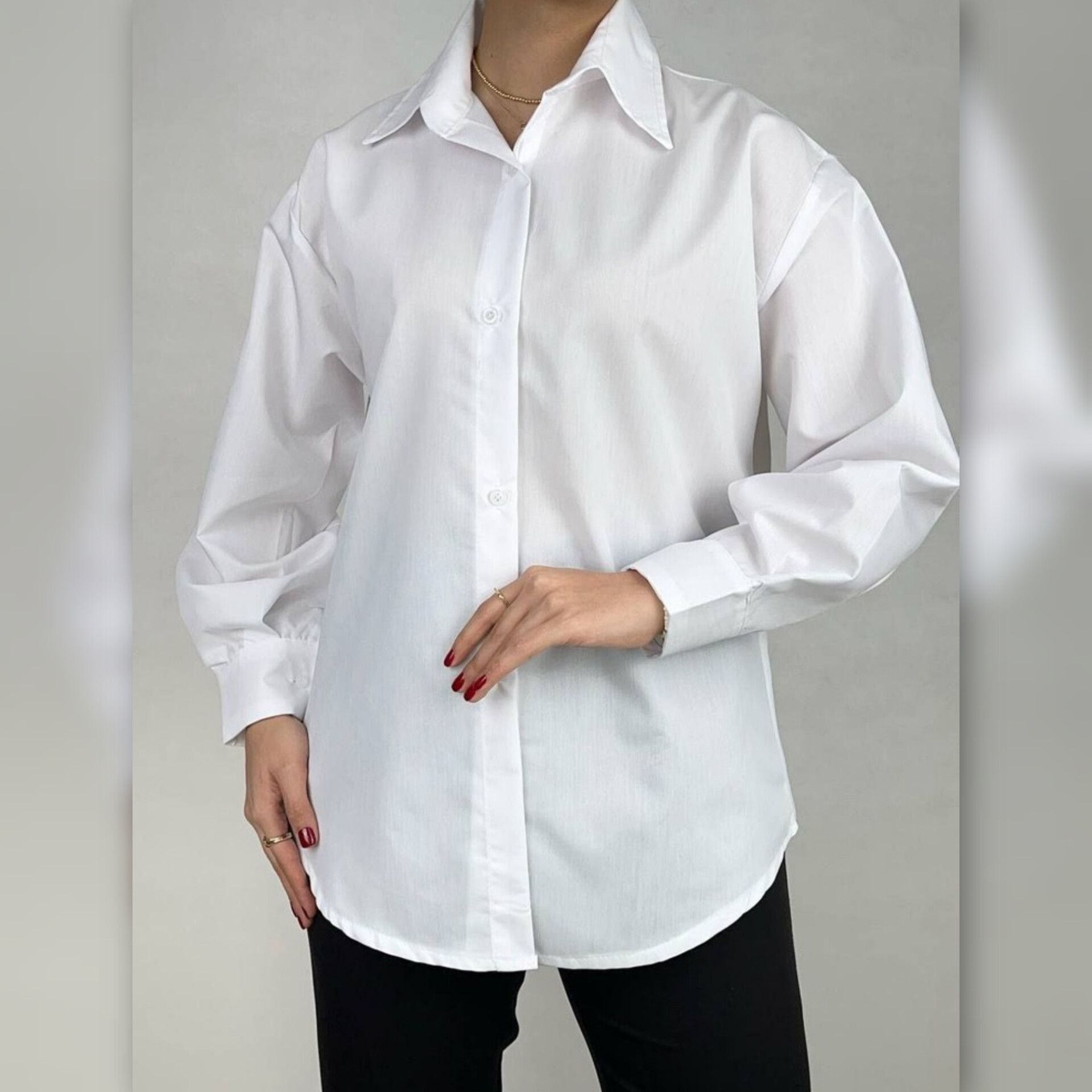 شومیز پیراهنی ساده عمده (پک 4 عددی)