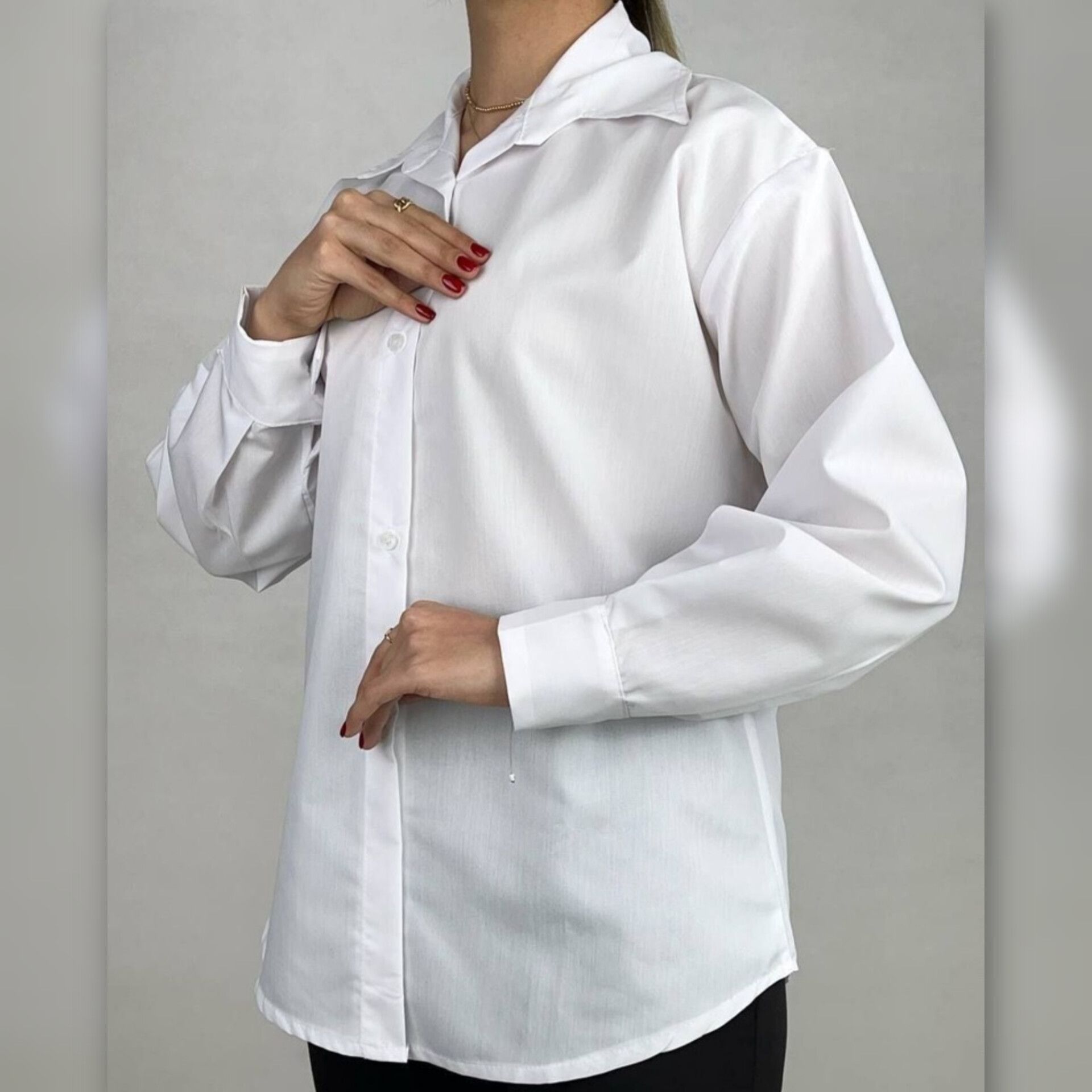 شومیز پیراهنی ساده عمده (پک 4 عددی)