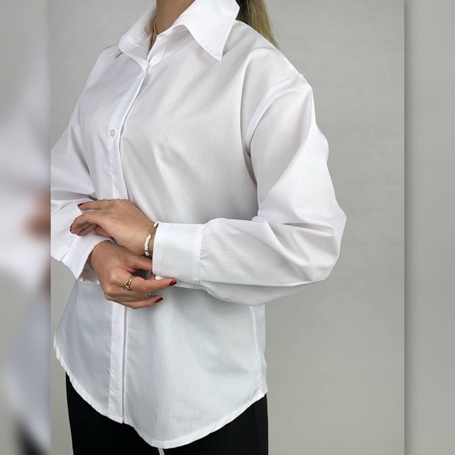 شومیز پیراهنی ساده عمده (پک 4 عددی)