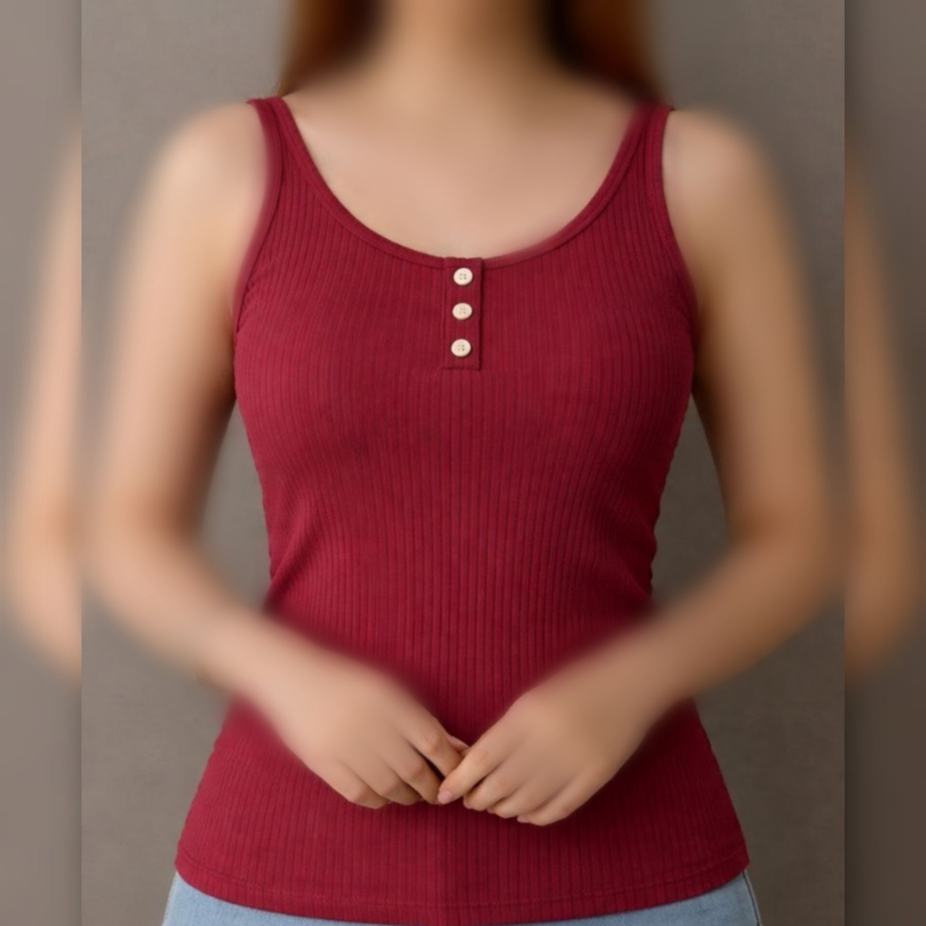 تاپ بیسیک یقه ۳ دکمه عمده (پک 6 عددی)