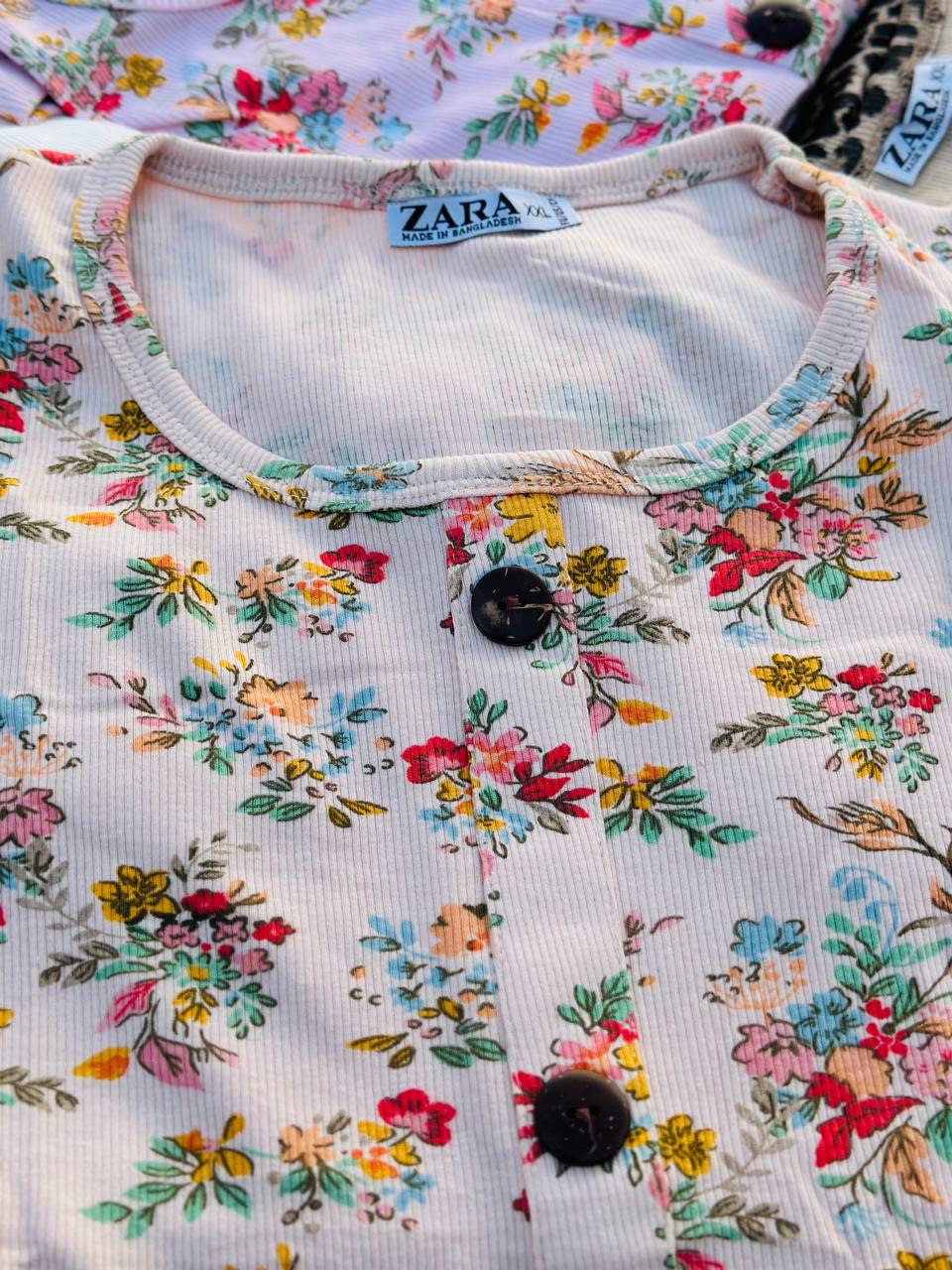 ست تیشرت وشلوار zara عمده (پک 6 عددی)