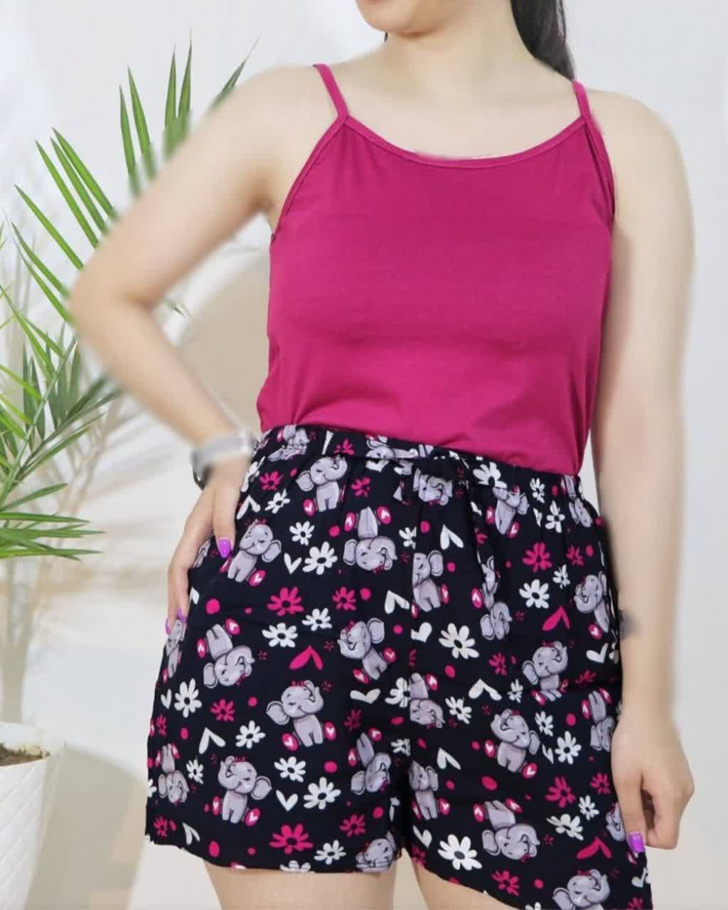 شورتک کوتاه استیکری عمده (پک 4 عددی)